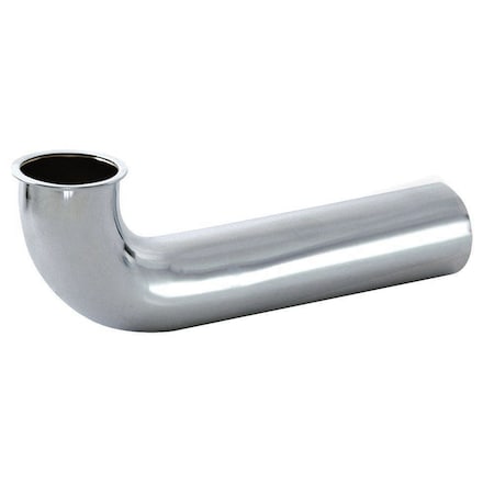 Thrifco Plumbing 1-1/2 x 9-1/2 Inch 17 Gauge Chrome Plated Brass Flanged Direct Connect 4402847